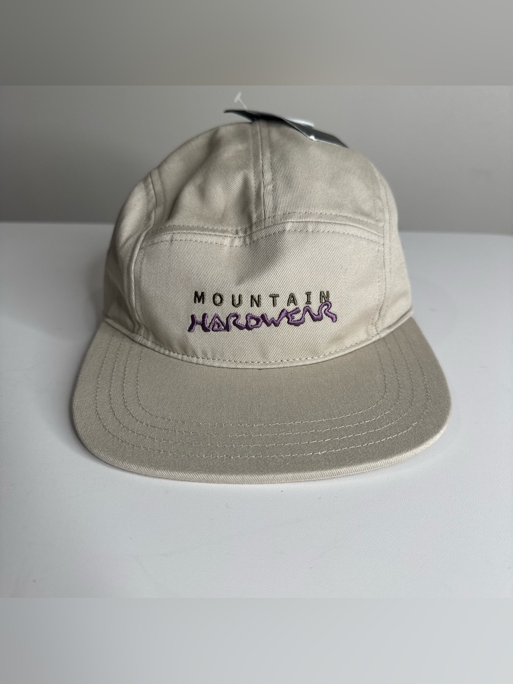NWT Mountain Hardwear Tan 100% Cotton Outdoor Hiking Hat Embroidered Unisex